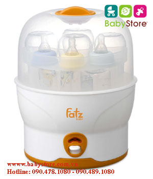 Máy tiệt trùng bình sữa siêu tốc 6 bình không BPA Fatzbaby FB4019