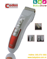 Tông đơ cắt tóc an toàn cho bé Codos 958 loại 2 pin (Hàn Quốc)