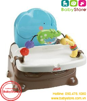 Ghế ăn Fisher price Luv U Zoo Busy Baby Booster